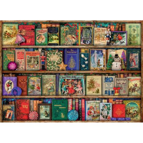 The Christmas Library 1000pc Jigsaw Puzzle Extra Image 2